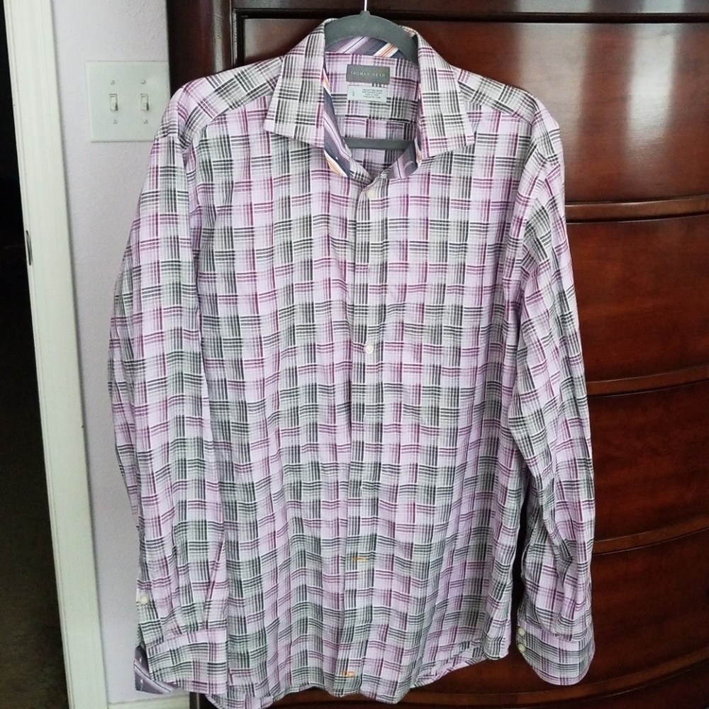 Mens button down dress shirt